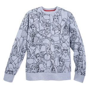 Oh My Disney Dashing Prince Pullover Sweatshirt L